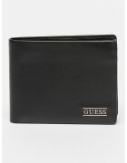 GUESS Кожен портфейл New Boston - Черен