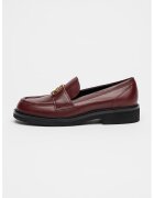 GUESS Кожени мокасини с масивен ток