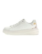 GUESS Кожени равни спортни обувки - Бял