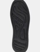 GUESS Кожени спортни обувки с пайети Черен