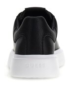 GUESS Кожени спортни обувки с равна платформа и еко кожа Черен