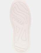 GUESS Кожени спортни обувки с равна платформа и лого Бял