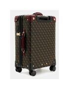 GUESS Куфар Latona 53x32x22см 4 колела полиуретан кафе унисекс