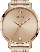 GUESS Кварцов часовник от неръждаема стомана с диамант