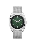GUESS Мъжки часовник GW0794G1 кварцов стоманен сребрист 42мм