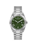 GUESS Мъжки часовник модел GW0265G10 - 41-46 мм - стоманена каишка - 5 ATM - сребрист/зелен