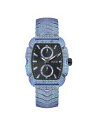 GUESS Мъжки часовник модел GW0885G2 - кварцов механизъм - черна кутия - синя каишка - 39мм - 5ATM