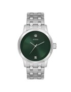 GUESS Мъжки часовник модел U11576G4M - 45 мм - сива метална каишка от стомана - кварцов механизъм - водоустойчивост 5 ATM