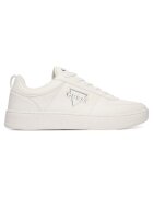 GUESS Мъжки кецове - FMFVEN ELE12 - екологична кожа - бели