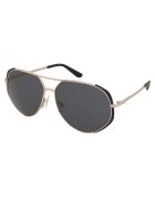 GUESS Мъжки слънчеви очила - GU00219 02A - цветни лещи - черен