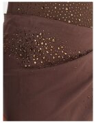 GUESS Мини пола памук кафява Кафяв