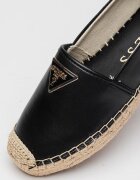 GUESS Мокасини от еко кожа с лого Черен