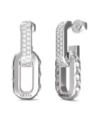 GUESS Обеци от неръждаема стомана с кристали