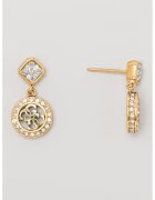 GUESS Обеци от неръждаема стомана с лого