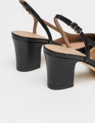 GUESS Обувки Loisa с отворена пета Черен