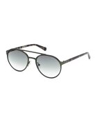 GUESS Овални слънчеви очила Aviator с градиента