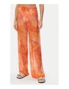 GUESS Pantaloni de plaja din amestec de matase