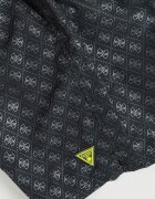 GUESS Плувни шорти с монограм Антрацитно сиво