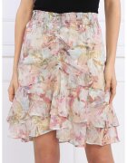 GUESS Пола от шифон - с волани - Розова