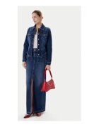 GUESS Пола от смесен деним от лиосел с предна цепка