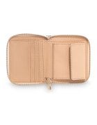 GUESS Портфейл Carrie от еко кожа с лого Бежов