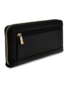 GUESS Портфейл Yesba с цип Златист/Избеляло черно