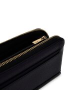 GUESS Портфейл Yesba с цип Златист/Избеляло черно