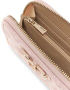 GUESS Портмоне Anise от еко кожа с цип и лого Светлорозов