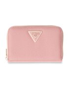 GUESS Портмоне Laurel II от еко кожа с лого - Пастелнорозов