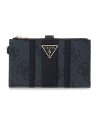 GUESS Портмоне Laurel от еко кожа с лого Въглен сиво