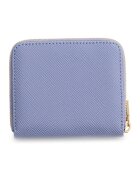 GUESS Портмоне Laurel от еко кожа с цип Индигово синьо