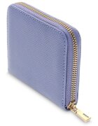 GUESS Портмоне Laurel от еко кожа с цип Индигово синьо