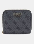 GUESS Портмоне Laurel от еко кожа Въглен сиво