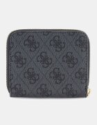 GUESS Портмоне Laurel от еко кожа Въглен сиво
