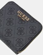 GUESS Портмоне Laurel от еко кожа Въглен сиво