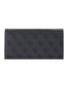 GUESS Портмоне Laurel с лого Черен