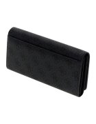 GUESS Портмоне Laurel с лого Черен