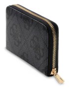 GUESS Портмоне Laurel с лого Въглен сиво