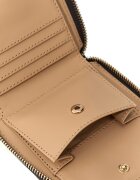 GUESS Портмоне Laurel с цип Черен/Кафяв