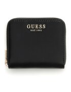 GUESS Портмоне Lurel с цип Черен