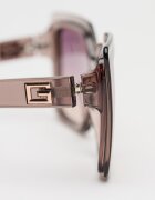 GUESS Правоъгълни слънчеви очила Прашен люляк