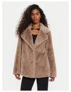 GUESS Преходно палто Жени Полиестер XS INTL Бежов