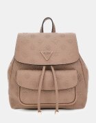 GUESS Раница Cresidia II от еко кожа с монограм Камел