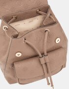 GUESS Раница Cresidia II от еко кожа с монограм Камел