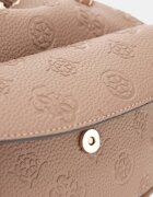 GUESS Раница Cresidia II от еко кожа с монограм Камел