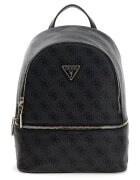 GUESS Раница Follie от еко кожа с регулируеми презрамки - Черен