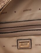 GUESS Раница Manhattan II с монограм Сиво-кафяв