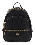 GUESS Раница от еко кожа Manhattan II с външни джобове Черен