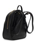 GUESS Раница от еко кожа Manhattan II с външни джобове Черен
