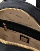 GUESS Раница от еко кожа Manhattan II с външни джобове Черен